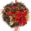 Новогоднее украшение-подвеска "Шар", цвет: красный, диаметр 15 см текстиль Артикул: 6002/95C Производитель: Китай инфо 8761v.